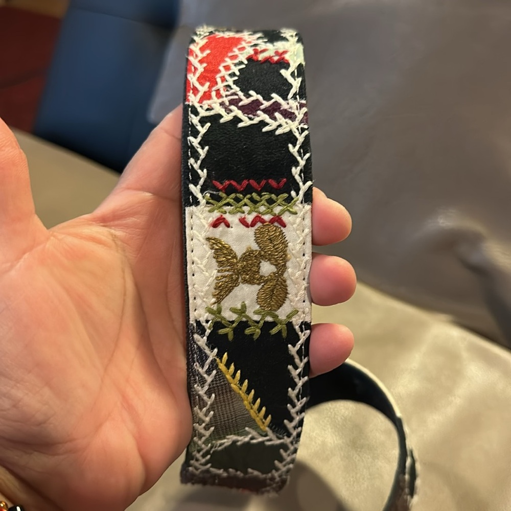 Lucky Brand Multicolor Patchwork Belt - Picture 6 of 7